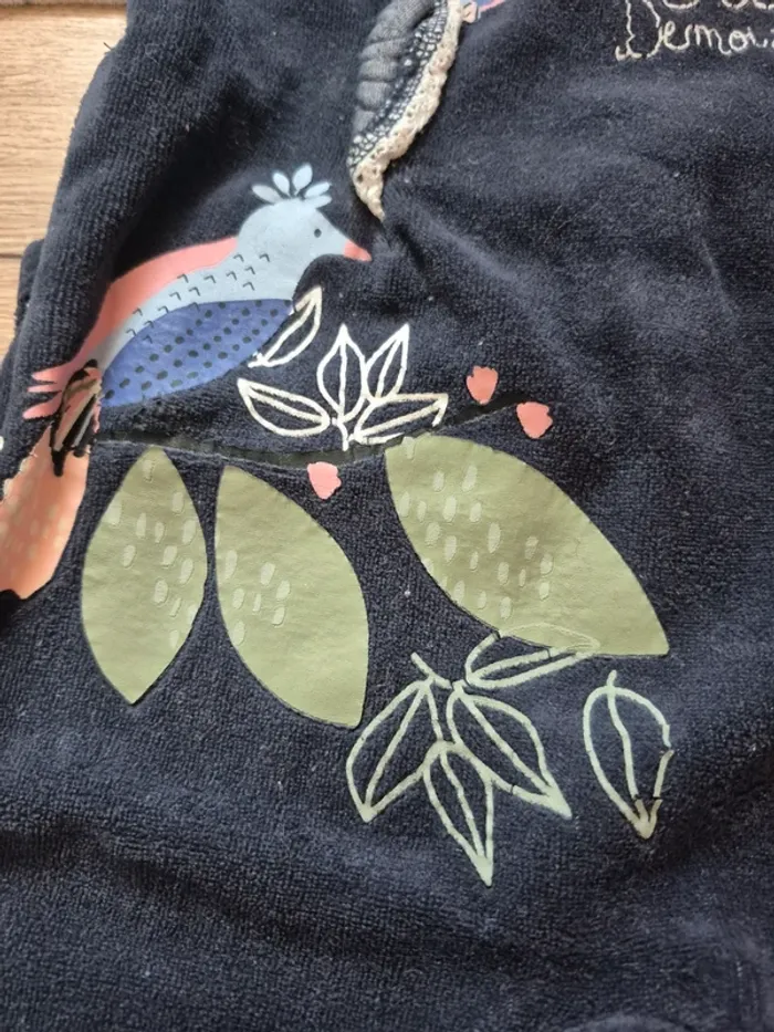 Pyjama velours Petit Bégin “Oiseau”  6 mois 🐦💖 - photo numéro 2
