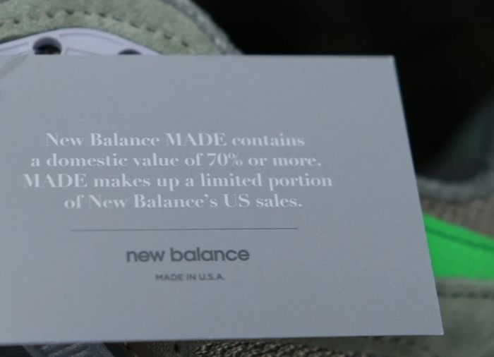 New balance x patta 990v3 olive - photo numéro 10