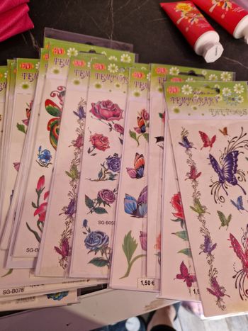 Lot planches a tatouages