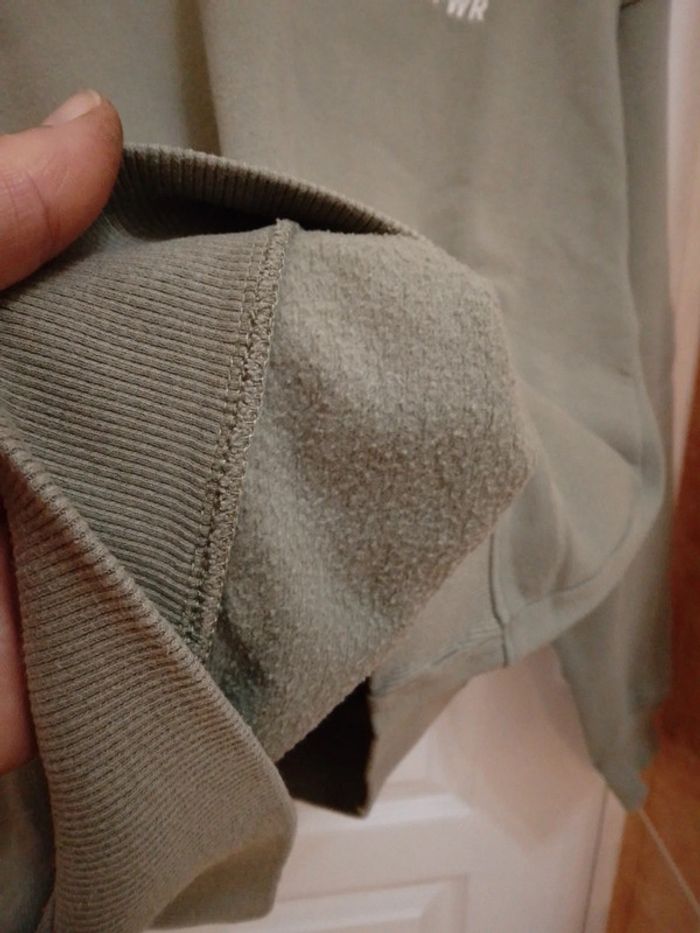 Sweat à capuche vert olive "girl PWR" T.S/36- Fashion Prívate Company - photo numéro 13