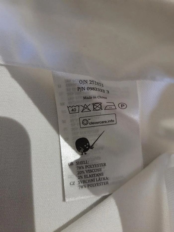 mini-jupe Monki blanc taille M - photo numéro 5