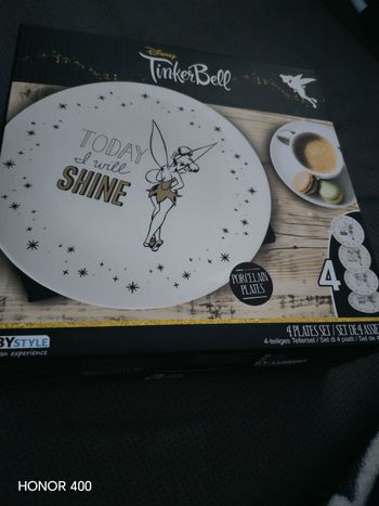 Assiette la fée clochette