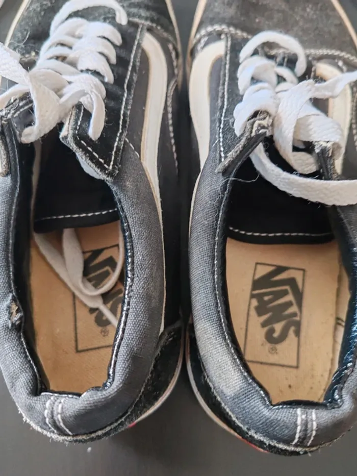 Baskets Vans Old Skool noir/blanc – Taille 37 (Homme) - photo numéro 5