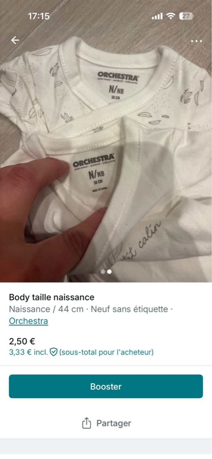 Body naissance - photo numéro 2