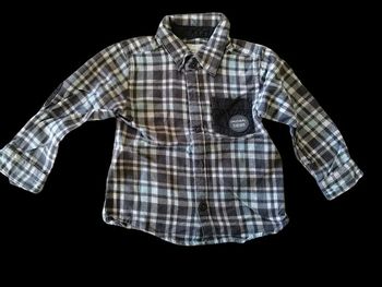 chemise à carreaux taille 18 mois
