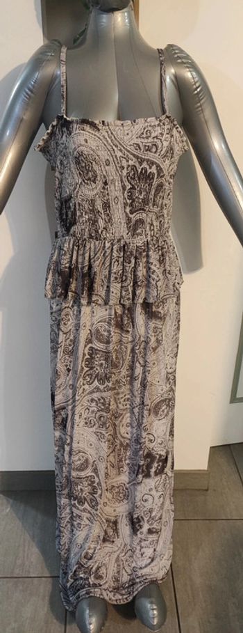 Robe longue doublée T : L