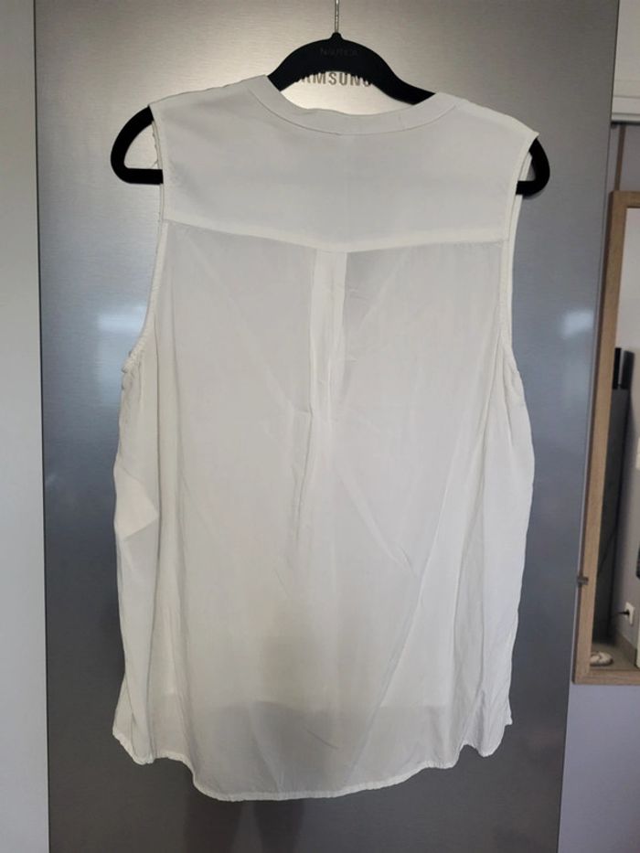 Chemisier sans manche blanc - photo numéro 3