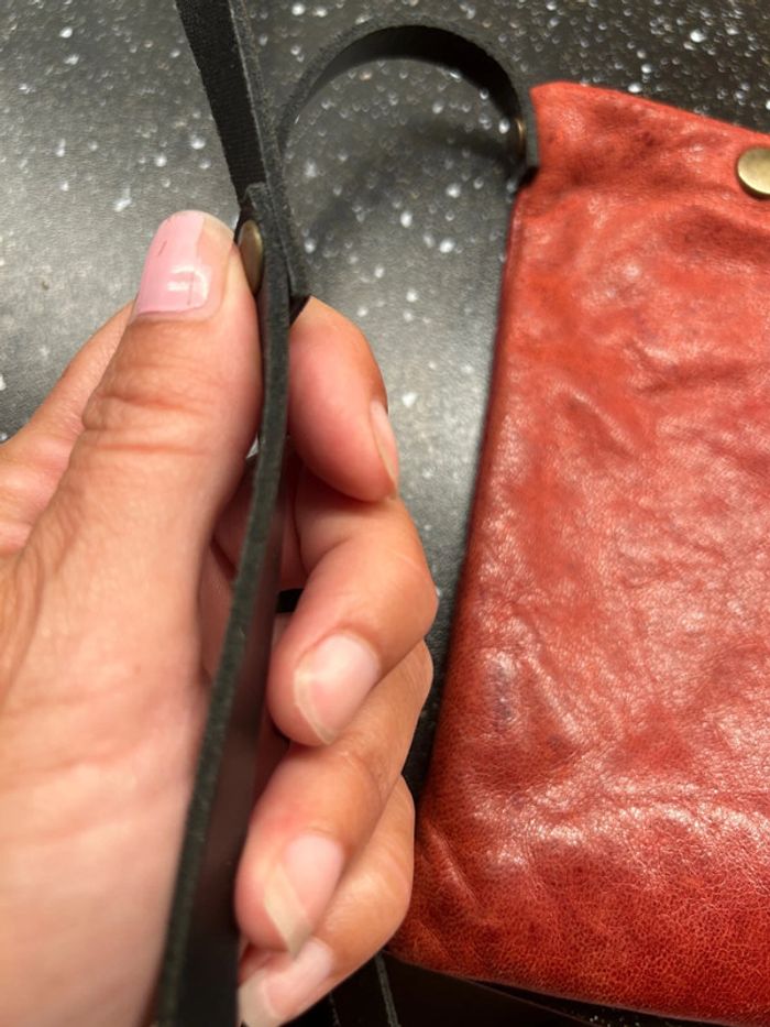 Étui en cuir lunettes ou portable - photo numéro 2