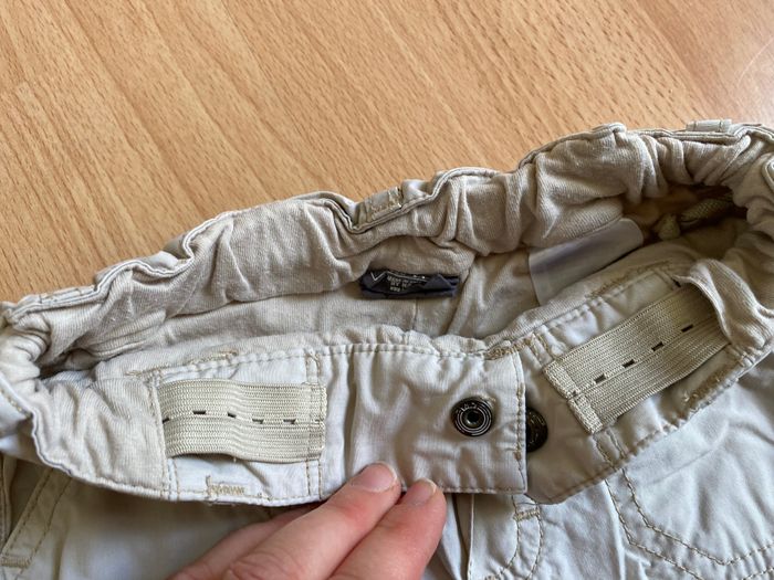 Beau pantalon beige/crème LOGG T. 12 mois/74 cm garçon TBE - photo numéro 2