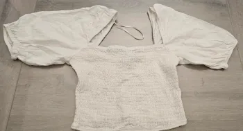 Haut été blanc primark taille 38