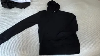 Sweat capuche noir homme taille M