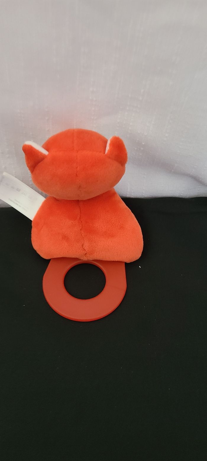 Hochet Rainbow renard - 15 cm - photo numéro 2