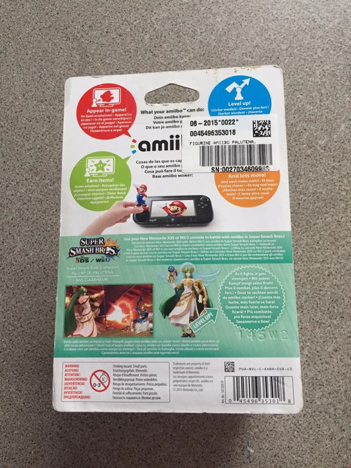 Figurine Nintendo amiibo Super Smash Bros Palutena no 38 Neuve - photo numéro 4