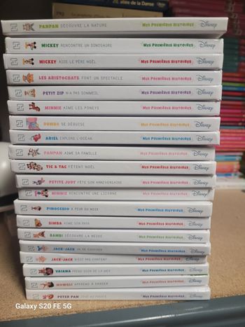 20 livres mes premieres histoires disney