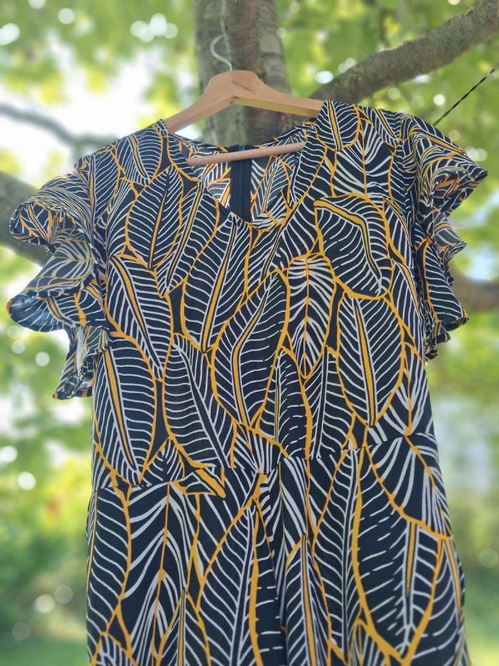 Combinaison légère motifs tropicaux - photo numéro 3