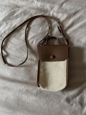 Sac bandoulière paille rectangle