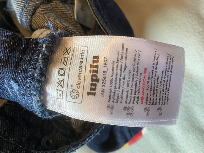 Salopette en jeans 6mois - photo numéro 5