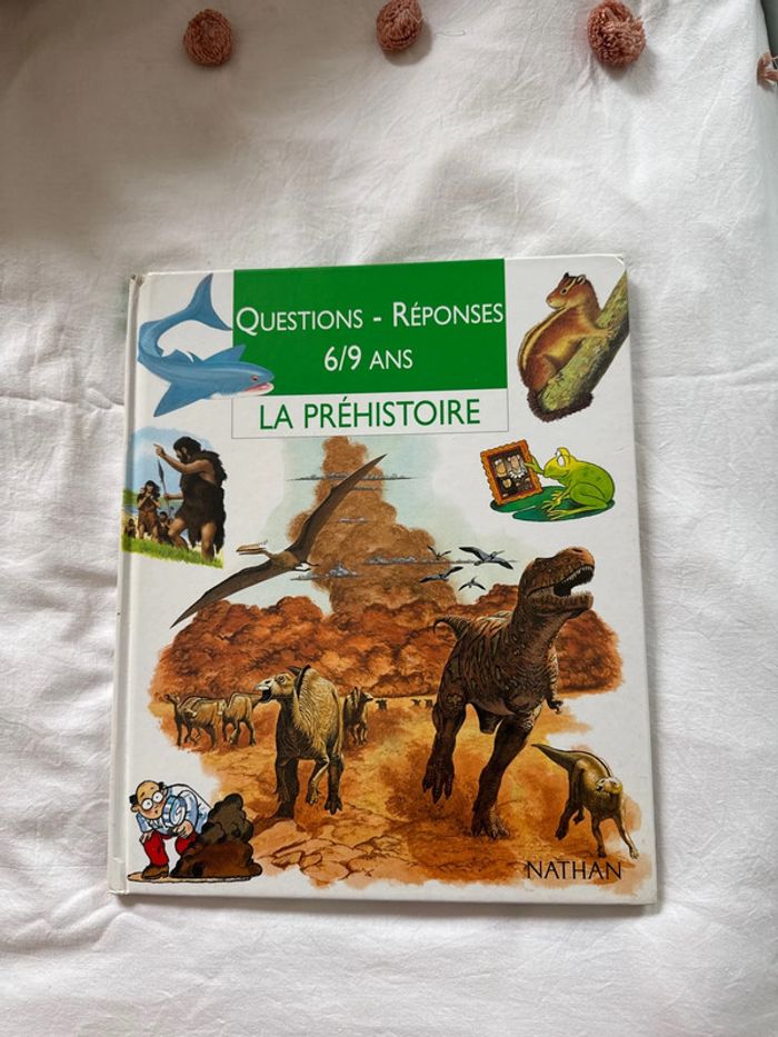 Livre préhistoire questions réponses Nathan
