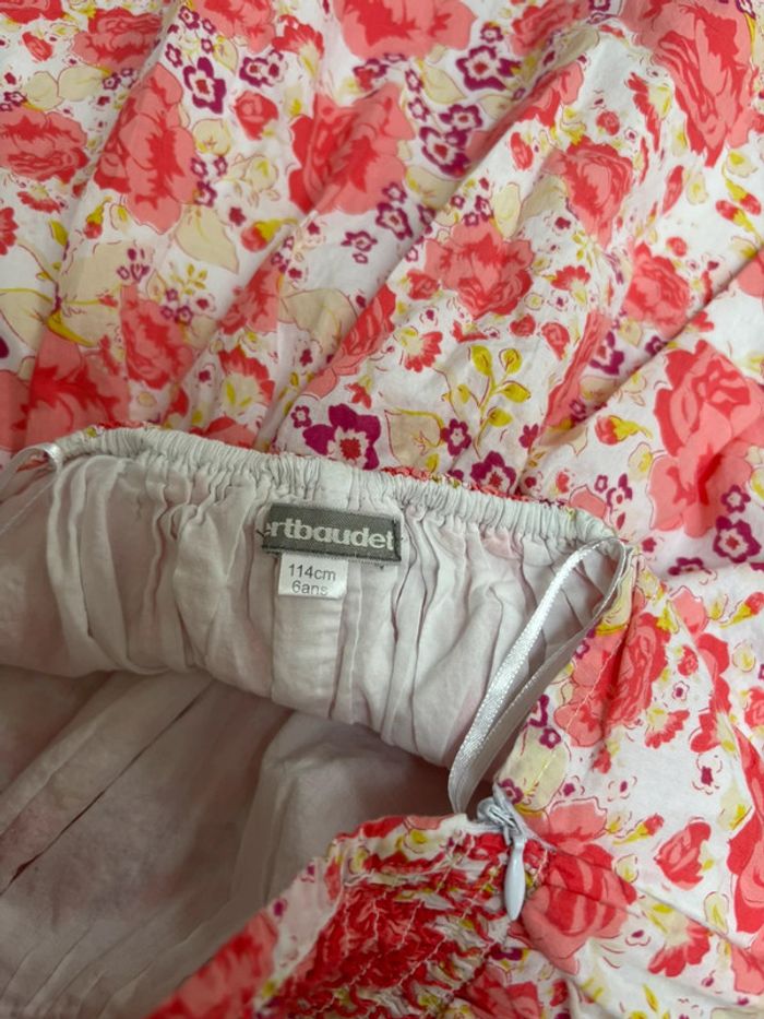 Robe dos nus à fleurs Verbaudet taille 6 ans - photo numéro 4
