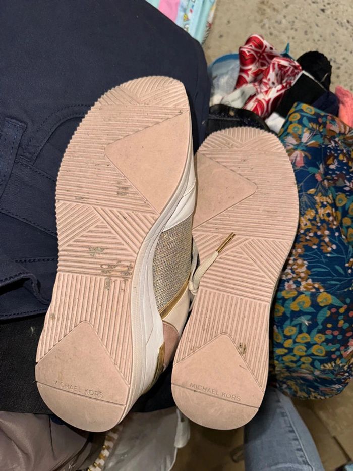 Baskets compensées Michael kors 37 à paillettes strass - photo numéro 5