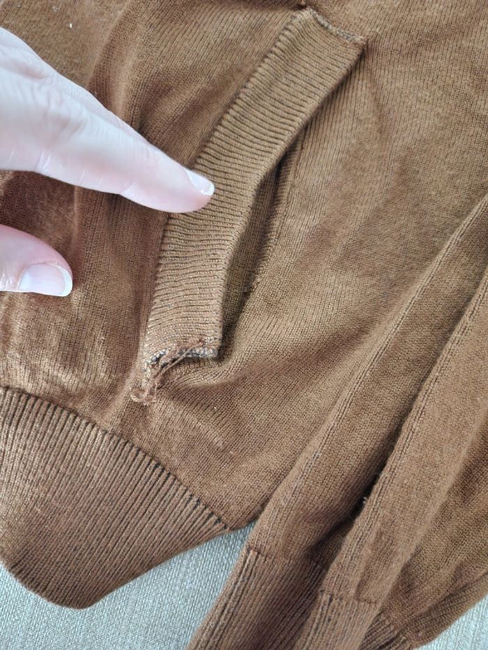 Gilet marron Devred - photo numéro 4