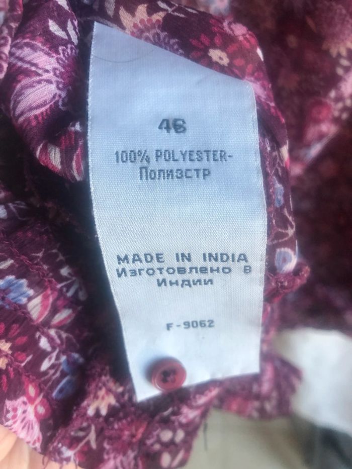 #blouse #blancheporte #fleurie #46 - photo numéro 7