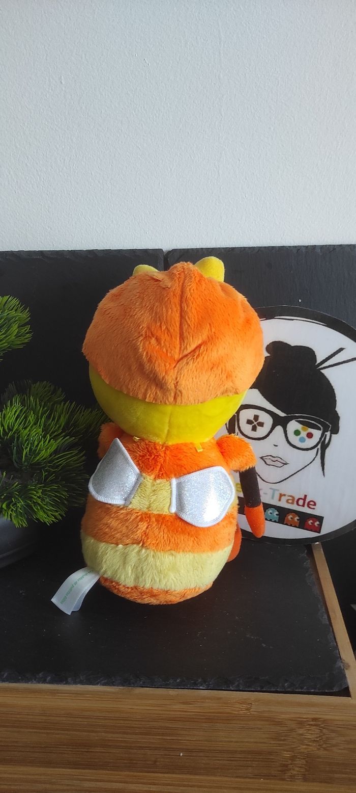 Jemini Drôles de Petites Bêtes Peluche Mireille l'abeille orange Jaune Bleu Aile - photo numéro 2