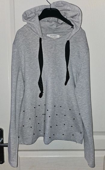 Pull à capuche perlés Promod