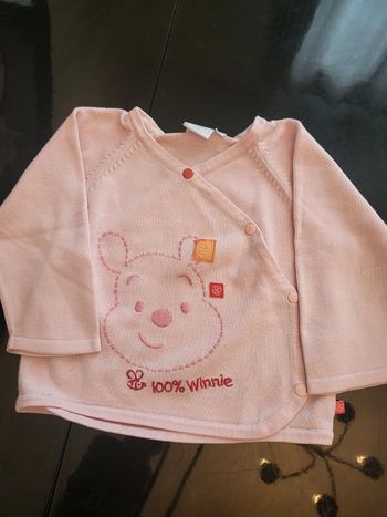 Gilet rose disney 6 mois