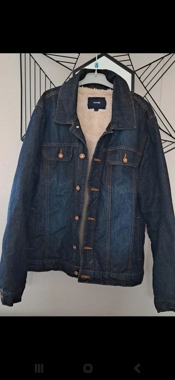 Veste en jeans polaire