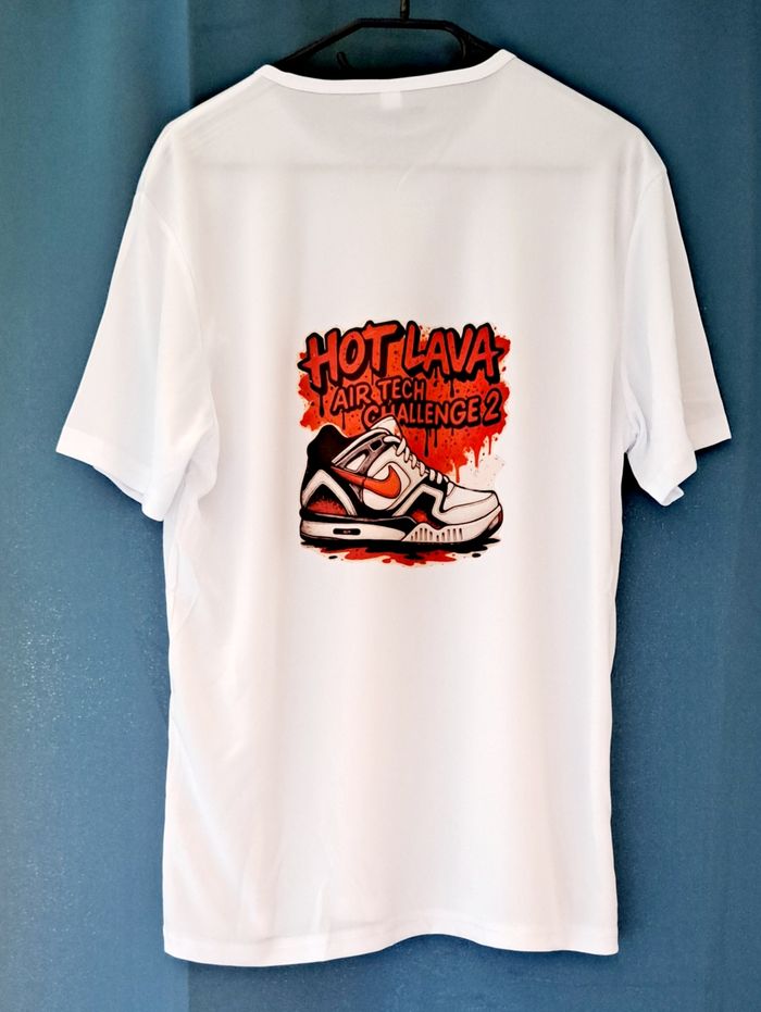 T-shirt imprimé sneakers hot lava - photo numéro 2