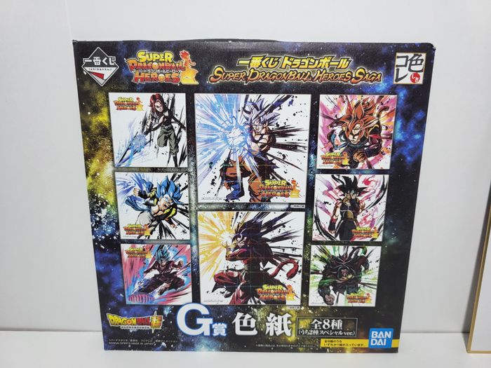 Dragon Ball Super Heroes Ichiban Kuji G Shikishi Goku 20X20Cm - photo numéro 4