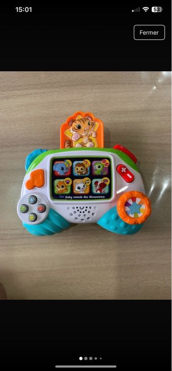 Baby console des découvertes