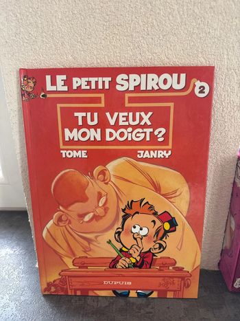 Livre bande dessiné Spirou tu veux mon doigt ?