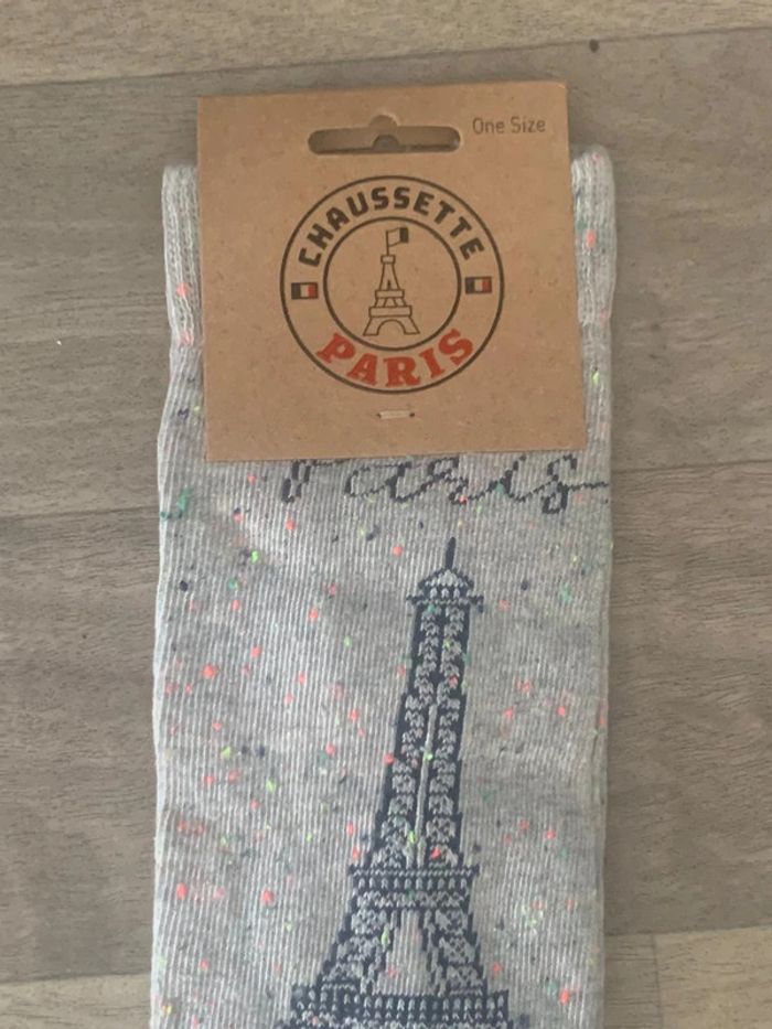 Chaussettes Pretty la Marotte couleur Gris moucheté - photo numéro 3