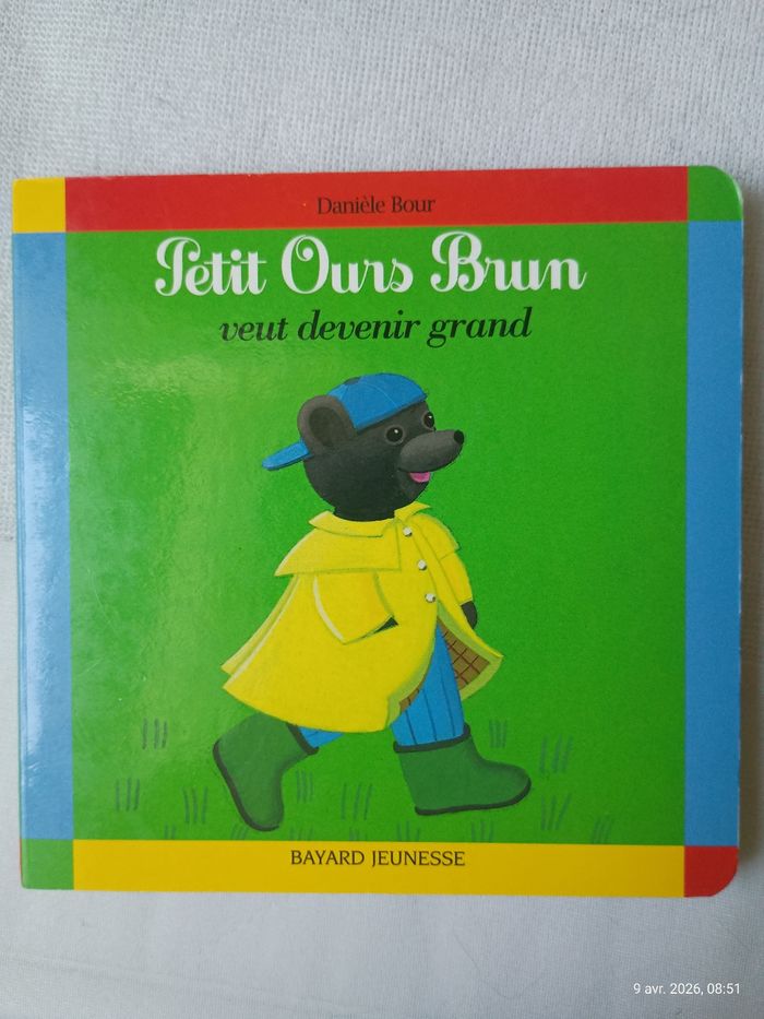 Livre Petit ours brut devenir grand - photo numéro 1