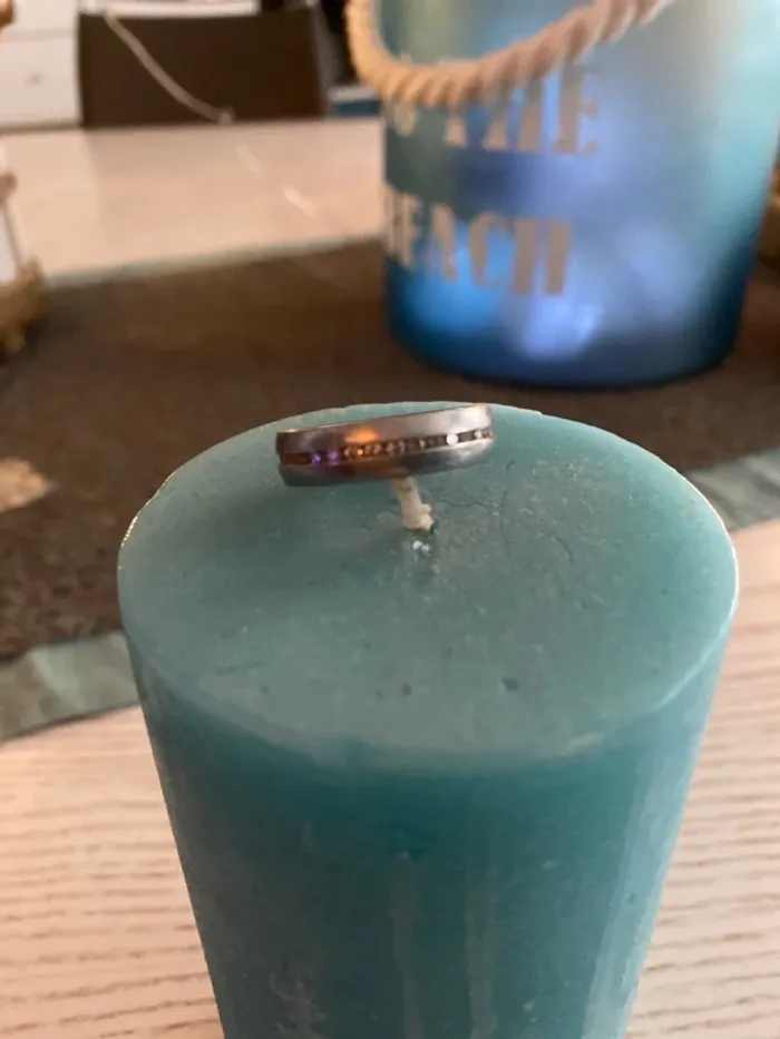 bague homme 20mn acier pierre zirconium - photo numéro 3