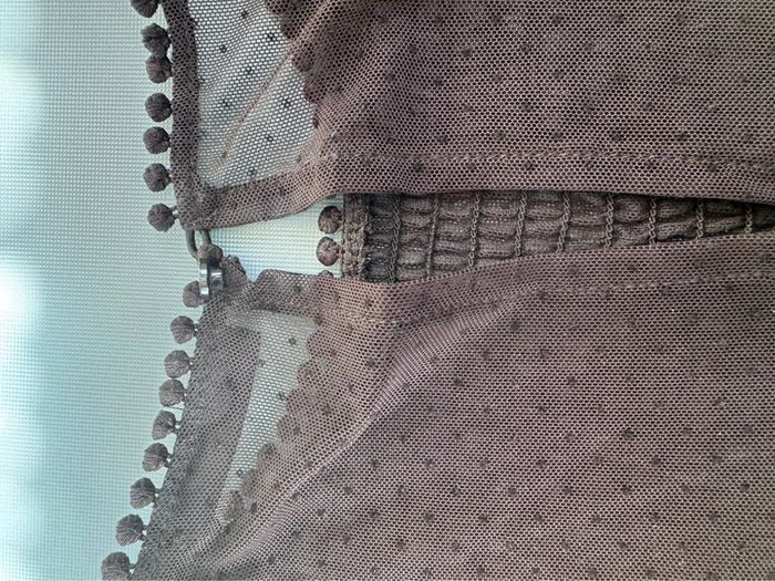 Blouse femme en voile petit pois - photo numéro 3