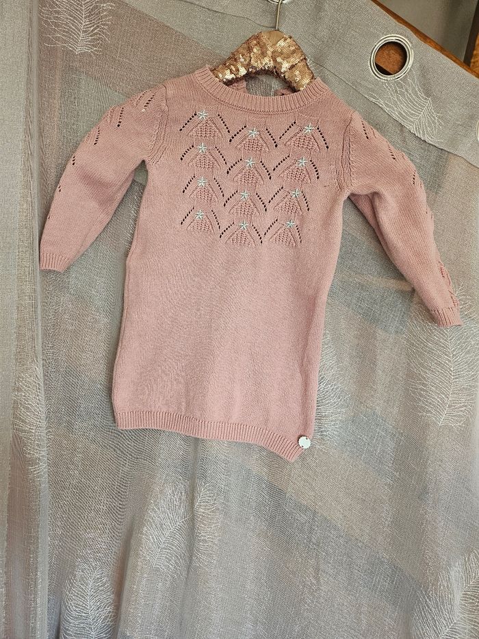Robe pull en maille pour fille - photo numéro 3