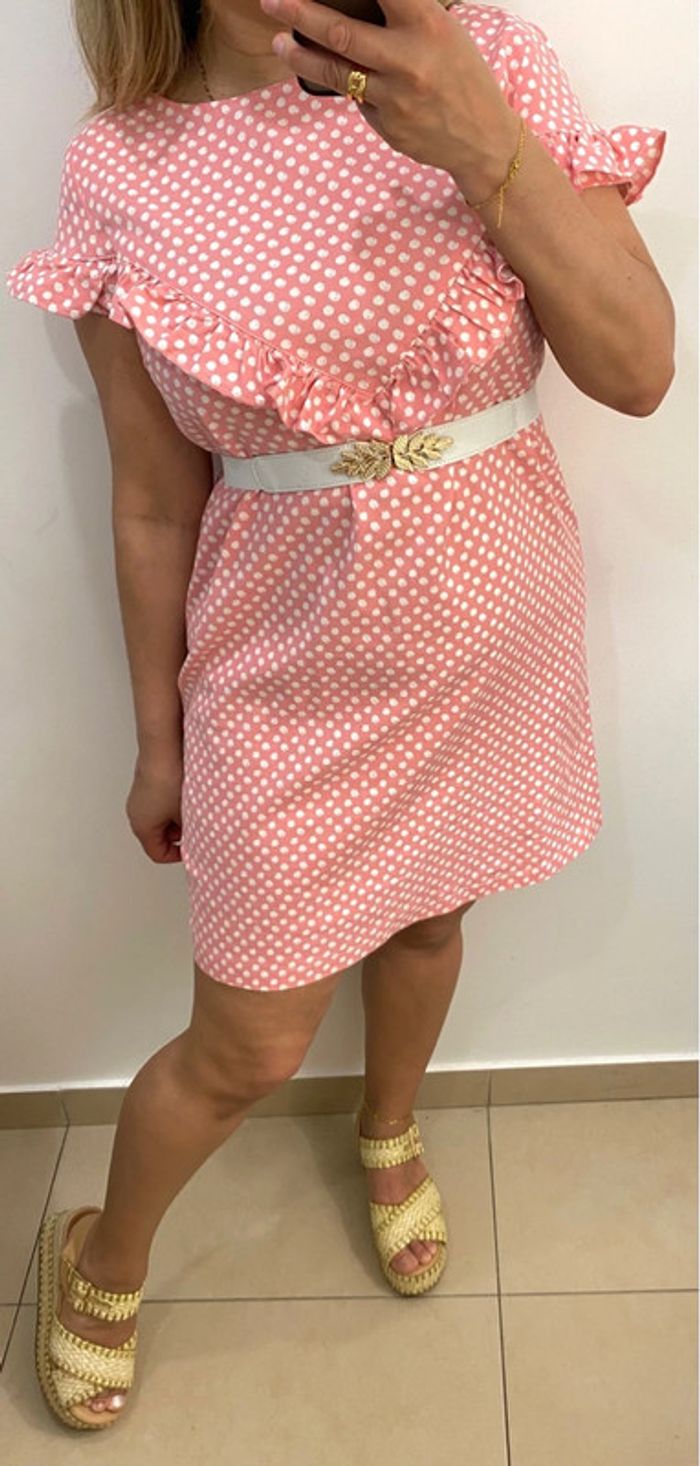 Robe droite a pois - photo numéro 7