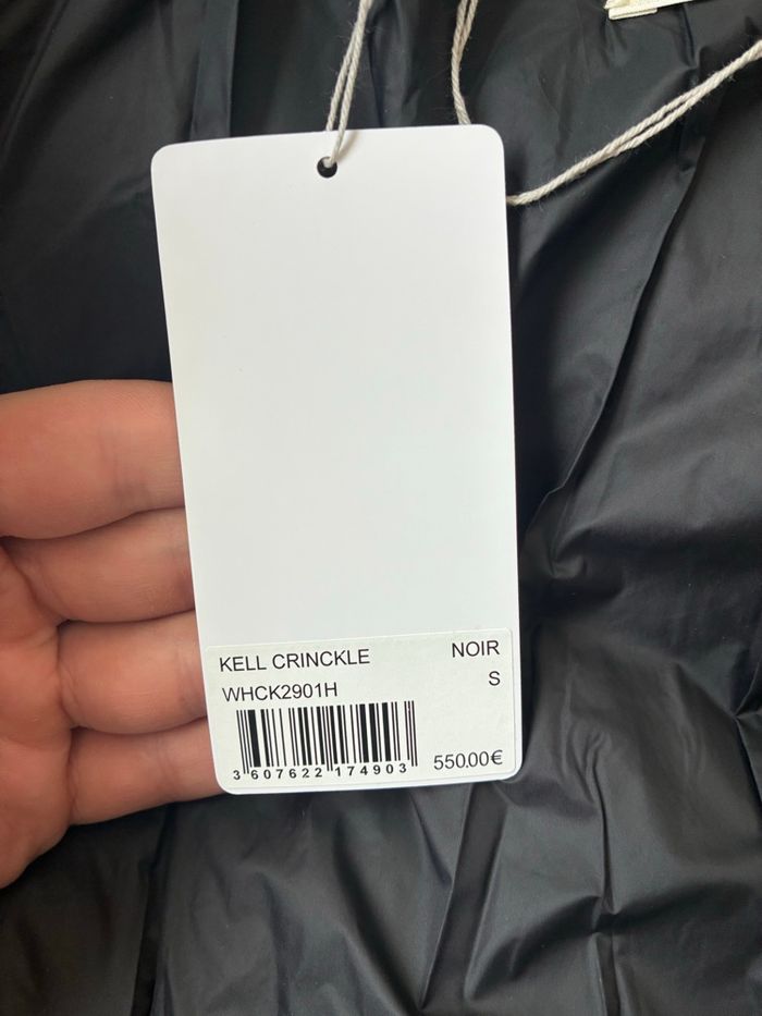 Doudoune Zadig & Voltaire Kell Crinckle Noire - Taille S - Neuve - photo numéro 8