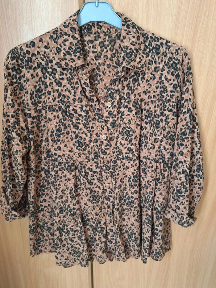 Chemise ample Léopard - photo numéro 4