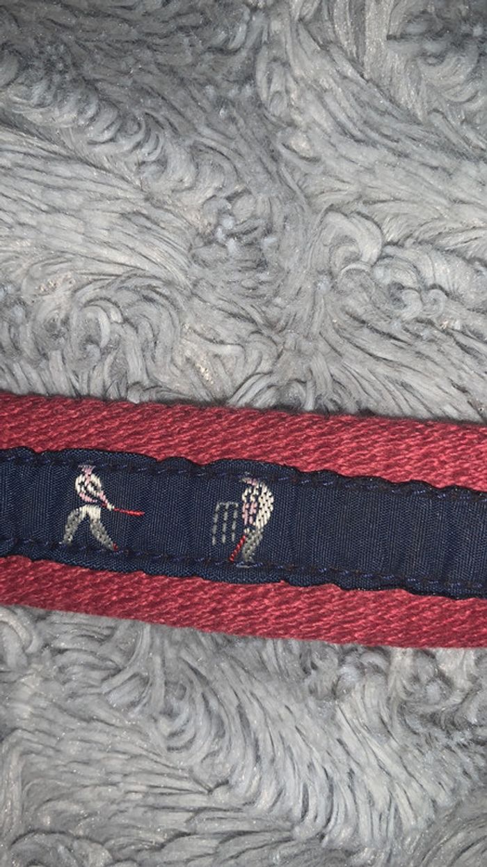 Ceinture enfant bleu marine et rouge - photo numéro 2