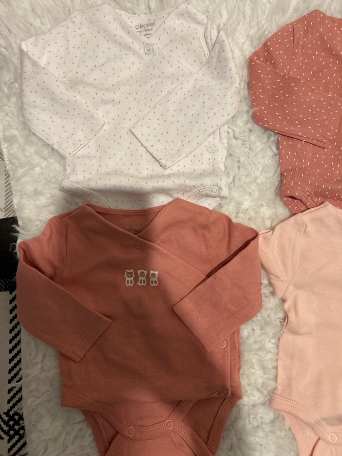 Lot de 5 body bébé fille - photo numéro 2
