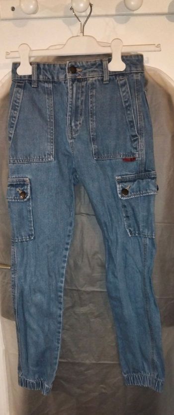 Jean cargo bleu Jennyfer 