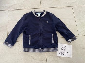 Gilet zippé Obaïbi 18-24 mois 86 cm