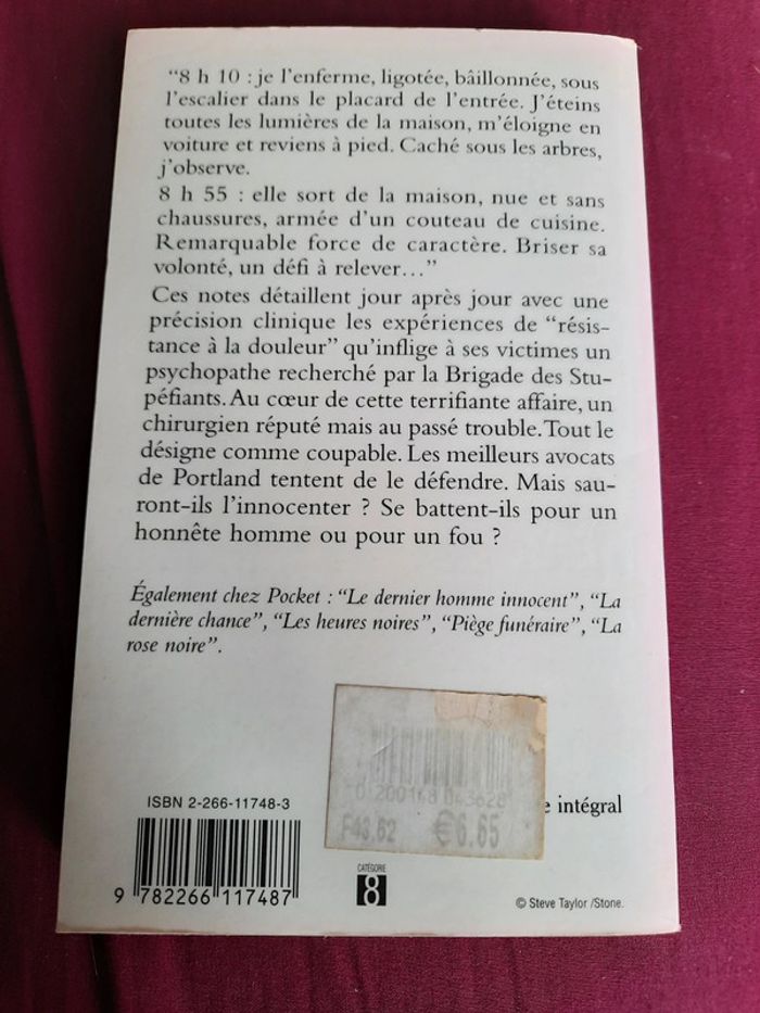 Livre : " justice barbare " de Phillip Margolin - photo numéro 2
