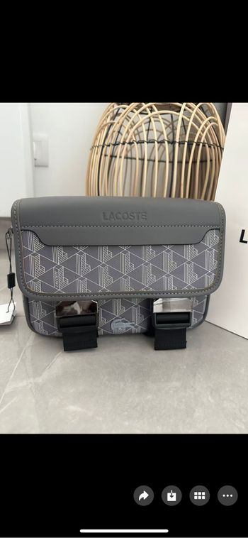 Sacoche Lacoste gris the blend