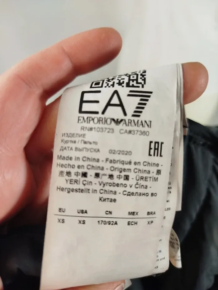 Veste matelassée - Doudoune fine homme - EA7 Emporio Armani A262 - photo numéro 9