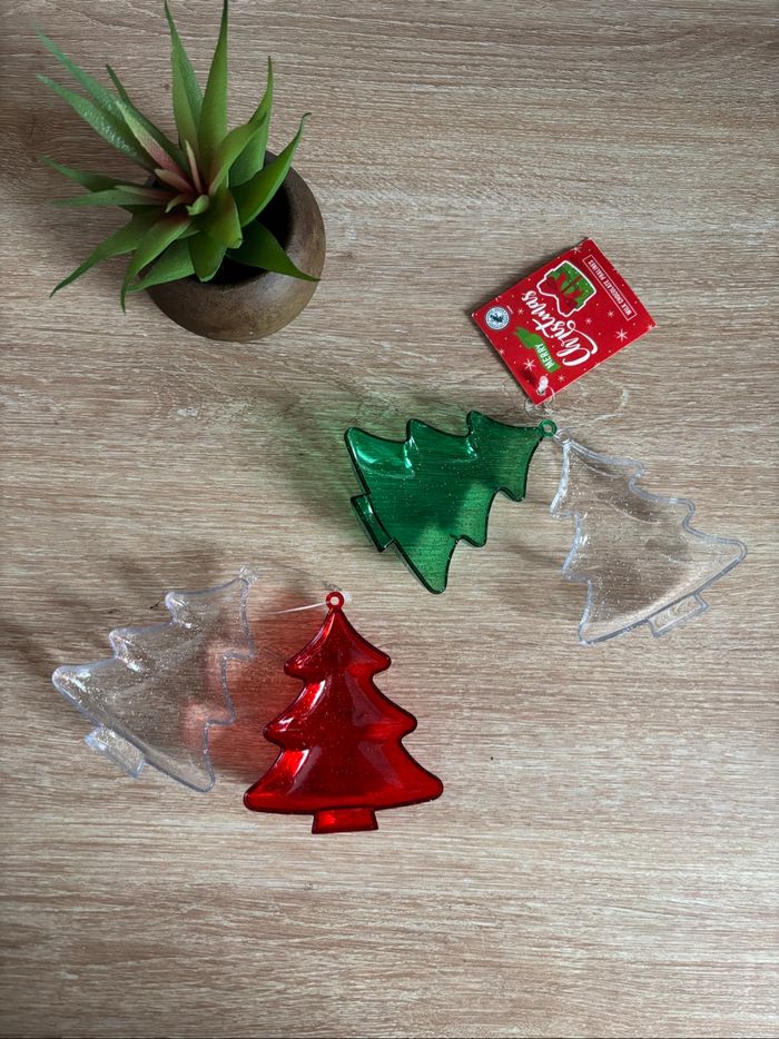 Boule de noel  sapin à décorer - photo numéro 3